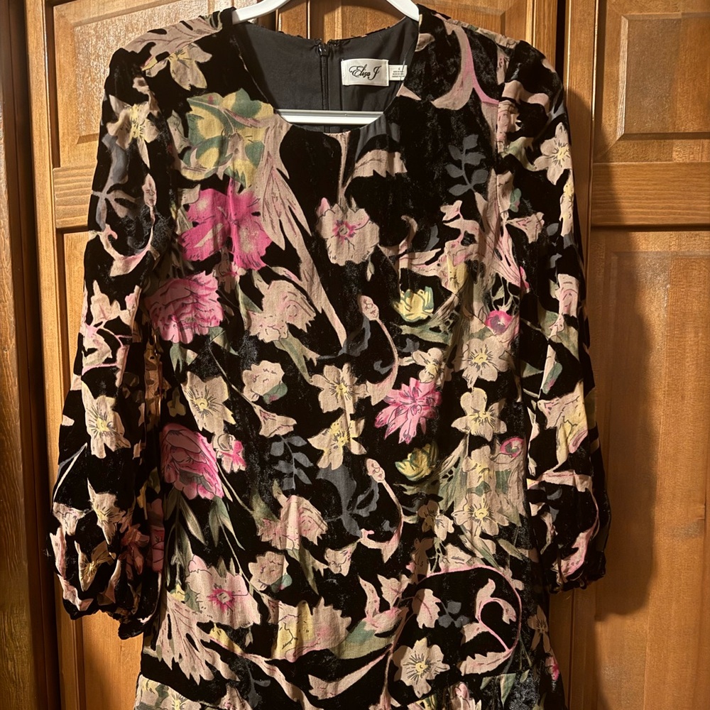 Eliza J Velvet Dress